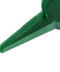 Close-up of spout on Pack Of 2 Handheld Seed Spreader And Dial Seed Dispenser Sower With 5 Adjustable Settings Easy Grip