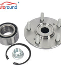 Pair Front Wheel Bearing Hub Assembly 29596048 with OE-style bearings for 1997 to 2001 Honda CR-V and Prelude