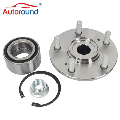 Pair Front Wheel Bearing Hub Assembly 29596048 with OE-style bearings for 1997 to 2001 Honda CR-V and Prelude