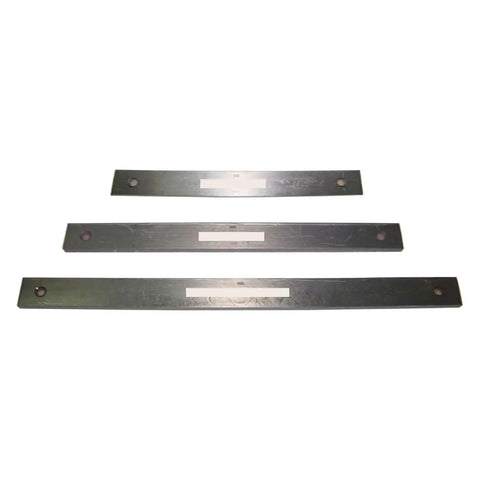 Premium Eight Piece Setup Block Height Gauge Set Hella Accurate Hardened Steel Layout Bars, three steel blocks angled view.