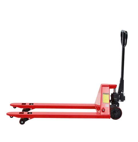 Built Like A Tank Heavy Duty Hydraulic Manual Pallet Truck With Super Extended Forks For Tight Warehouse Hauls And Daily Freight Hustles On Any Shop Floor