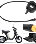 Thumb Throttle For Electric Ebikes And Scooters 3 Pin Waterproof Right Side Handlebar Accelerator With Finger Control