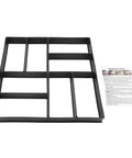 Concrete Molds For DIY Stepping Stones And Paver Pathways With Eight Section Cross Square Design Each Stone Measures 15.3 By 15.3 By 1.57 Inches Great For Garden Path Lawn Patio Yard And Pavement front view