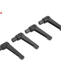 4 Pack Premium Heavy Duty Stainless Steel Clamping Lever Handles With M6 Female Threads And Smooth Twist Knobs for machinery use