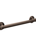 18-Inch Oil Rubbed Bronze Bathroom Grab Bar For Safety And Support, Sturdy Traditional Stainless Look, Heavy-Duty 500-Pound Capacity, Wall Mounted Bath Rail With SecureMount Compatibility And Easy Install