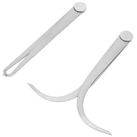 Pro Grade Pottery Calipers Set In Stainless Steel For Ceramic Art, Outer And Inner Measuring, 6 Inch Joint Calipers With Tight Joints