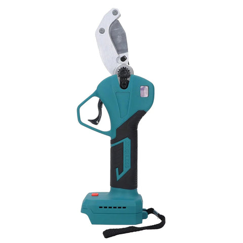 Electric PVC Pipe Cutter Tool Cordless Pipe Cutter With Brushless Motor for 50mm piping, side view, LED display shown
