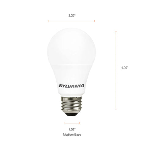 Led Light Bulbs 4 Pack 100W Equivalent A19 14W Frosted Finish 1500 Lumens Bright White Energy Saving Long Lasting Home Lighting