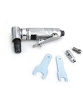 Built Like A Tank Mini Quarter Inch Air Angle Die Grinder 90 Degree Pneumatic Tool Kit with accessories and wrenches.