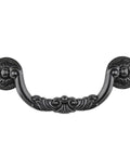 Four Pack Vintage Dresser Drawer Pull Handles 128mm Center To Center Antique Bronze And Black Zinc Alloy Drop Bail Cabinet Pulls