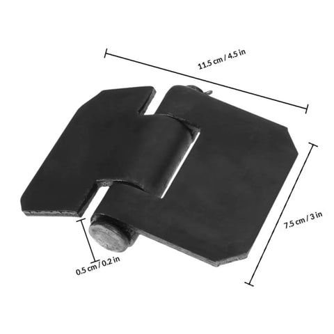 Heavy Duty Weld-On Trailer Door Hinges With Removable Door Pins For Metal Gates And Dump Trailers Detachable Butt Hinges