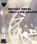 Pro Grade Bike Wheel Truing Stand With Thru Axle Adapters Aluminum Hub Repair Tool For 12mm 15mm And 20mm Front