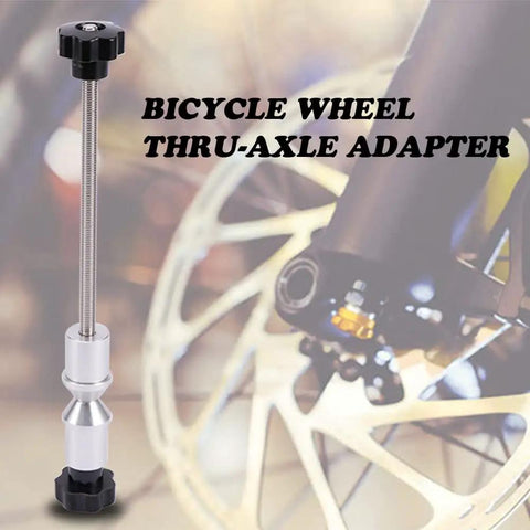 Thru Axle Adapter For Truing Stands, Pro Grade Quick Install Wheel Truing Tool For 12mm 15mm 20mm Through Axles, Silver Color