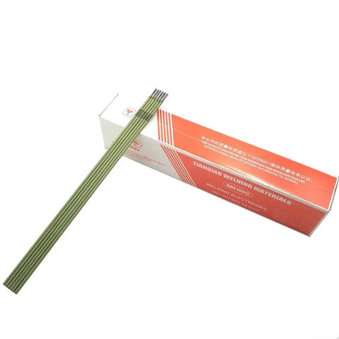 Stainless Steel E309L-16 Welding Rod Electrodes 3/32 Inch 2.0mm beside packaging box