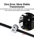Anti Slip Lab X1 X1S P1P P1S X Y Z Axis Synchronous Belt With Fiberglass Reinforced Rubber For X1 Series 3D Printers, Dust Repelling Surface, 1142mm Or 1442mm Length, Easy Drop In Replacement 6mm belt on pulley for 3D printer motion system