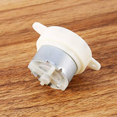 12V DC Motor With Slow Speed Gear Reduction And 3 RPM Output 4mm Shaft Diameter Micro Motor Built Tough For Small Machines