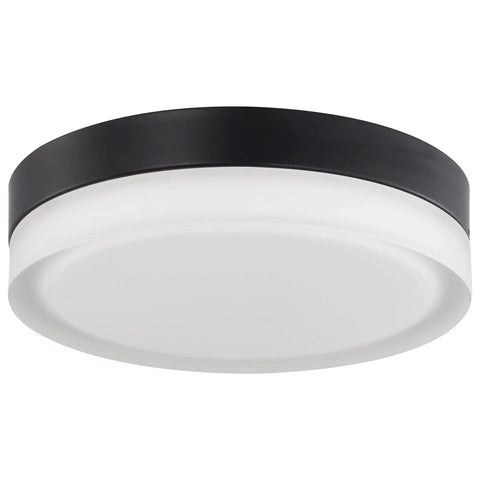 Dope LED Flush Mount Ceiling Light 11 Inch Brushed Nickel Pi Collection Damp Rated Modern Transitional Fixture