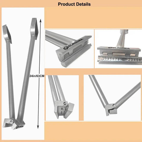 Standing Seam Roofing Hand Seamer For 0.8 To 1 Millimeter Metal Panels Heavy Duty Sheet Metal Bender with 24 inch handle