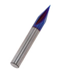 Durable Nano Coated 3 Flute Carbide V Groove Router Bit With 1/4 Inch Shank And 30 Degree Angle for precise engraving