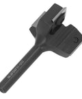 Premium 1/4 Inch Shank Router Bit With Anti Backlash Design And Three Carbide Inserts For Smooth CNC Woodworking, showing carbide teeth and shank.