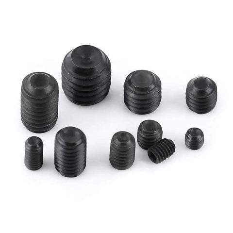 Knockout 220 Piece Set Screw Kit Featuring Heavy Duty Hex Socket Head Grub Screws With Rock Solid 12.9 Alloy Steel Cup Points And A Neat Storage Box For Smooth No Sweat Builds