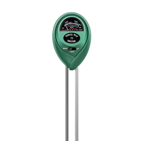 Three In One Soil Moisture Light And PH Meter For Home Garden Lawn Farm Indoor Outdoor Use Portable 10.8 Inch Tool