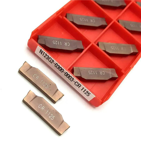 Pro Grade Heavy Duty Grooving Turning Tool Insert Set For N123G2 2Mm 3Mm 4Mm CR1125 4225 Tungsten Carbide Steel CNC Lathe Cutter