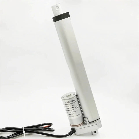 Heavy Duty Electric Linear Actuator 12V 24V DC Motor With 650 Mm Stroke For Robotics And Industrial Automation, angled view.