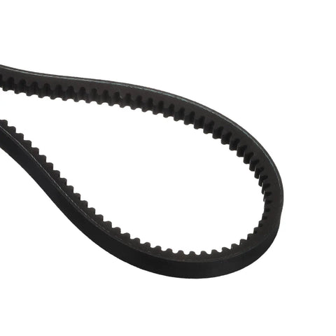 AX36 Cogged V-Belt EPDM Rubber Belt For Beefy, Heavy Duty Industrial Machinery, 36/38 inch length, close-up view