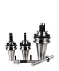 Rock Solid CNC Tool Holder Adapter Sleeve Bt50 To Bt40 Collet Interface Stainless Steel Spindle Reducer set of four tool holders