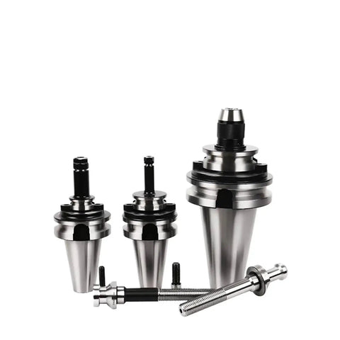 Rock Solid CNC Tool Holder Adapter Sleeve Bt50 To Bt40 Collet Interface Stainless Steel Spindle Reducer set of four tool holders