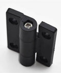 2 Pack Adjustable Torque Plastic Hinges Black Positioning Door Hinges 72x56x19mm Durable Cabinet And Door Hardware For Home Improvement Projects And DIY