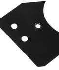 Stainless Steel Hinge Repair Kit Two Pack Durable Mending Plates For Cabinet Doors And Wardrobes, black plate with holes