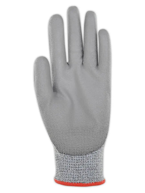 D Roc ANSI A4 Hyperon 13 Gauge HPPE Blended Shell Work Gloves With Polyurethane Coated Palm For Boss Level Dexterity Size 9 Large