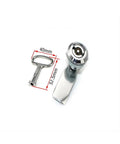 Stainless Steel 18mm Cam Lock Cylinder Lock for Industrial Cabinets, Heavy Duty Tool Lock with Key, shown with dimensions
