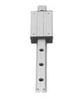 External Biaxial Linear Guide Rail With Metal Slide Block For CNC DIY Automation And Precision Motion System Super Quiet With Low Friction And Smooth Operation For Home Shops And Pro Labs, 300 mm aluminum rail and block