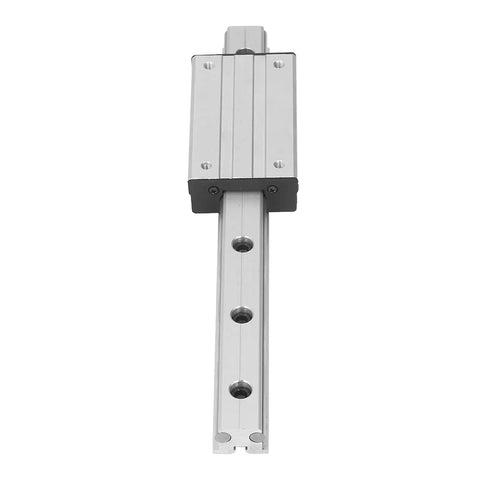 External Biaxial Linear Guide Rail With Metal Slide Block For CNC DIY Automation And Precision Motion System Super Quiet With Low Friction And Smooth Operation For Home Shops And Pro Labs, 300 mm aluminum rail and block