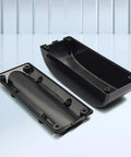Rock Solid Plastic E Bike Controller Box Built For No Sweat Electric Motor Upgrades Straightforward Screw And Clip Mount Fits Small Frame Mountain E Bikes, black plastic housing.