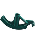 Manual Steel Pipe Bender For 3/4 Inch Copper Tube Conduit Bending Tool Head for plumbing and electrical work, durable green plastic.