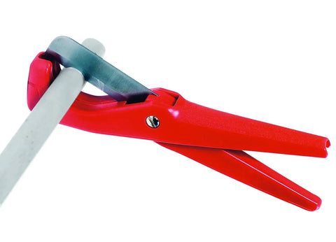 Pro Grade Hose And Tubing Cutter For Up To 2 Inch Rubber PVC ABS And Polyethylene Tubing With Long Handles For Leverage And Clean Square Cuts Every Time
