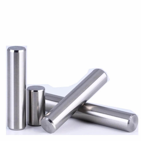 M2 304 Stainless Steel Cylindrical Dowel Pins, 100 Pack, Solid Round Locating Pins for precision alignment and fixing, 2x22 mm size.