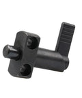 Badass Carbon Steel Quick Release Pin And Lockout Spring Plunger featuring L Handle for heavy duty rigging and tool change.