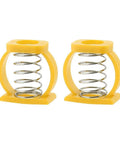 Heavy Duty Yellow Hinge Clamp Spring C Buckle For Brompton Folding Bike Repair Kit Seamless Fit No Tools Needed Plastic Steel Frame Fix Upgrade, pair