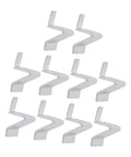 Heavy Duty Steel Shelf Clips For Cabinets And Bookshelves Adjustable Brackets to Secure Shelves Firmly Wobble Free Durable Construction