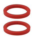 Two Pack E61 Silicone Group Gasket For 8mm Portafilter Seal Replacement Fits Most Modern Espresso Machines Grouphead Great For Gaggia Makers BPA Free