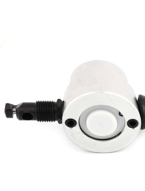 Built Tough Nibbler Cutter Drill Attachment, silver tone, for metal sheets brass aluminum stainless steel, 7.4mm cutting diameter