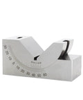 Heavy Duty Adjustable V Block 0-60 Degrees For Precision CNC Milling With Tight Vice Grip Clamp Hold Perfect For KP25 KP30 KP46 Models, alloy steel, precise angle markings