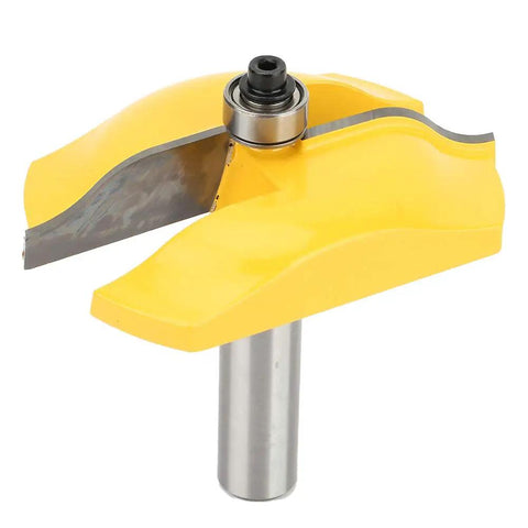 Pro Grade Cove Raised Panel Router Bit Half Inch Shank Cemented Carbide Door Milling Cutter with yellow coating