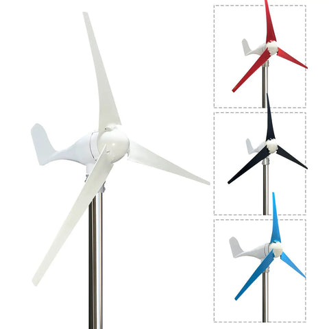 22.83 Inch Wind Turbine Blade For DIY Horizontal Turbine Generators, 58 Centimeters Carbon Fiber Nylon Composite, Aerodynamic High Strength Blade For Easy Start, Torque Boost, Windmill Assembly Part With Red Finish in various colors.