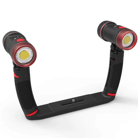 Sea Dragon Duo 5000F Set Pro Grade Underwater Lighting Kit With 2500 Lumen LED And 90 CRI 120 Degree Beam 60 Minute Run Time
